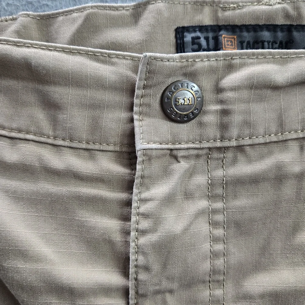 5.11 Tactical Men Pants 38X32 Khaki Cargo 74273 Taclite Pro Ripstop READ